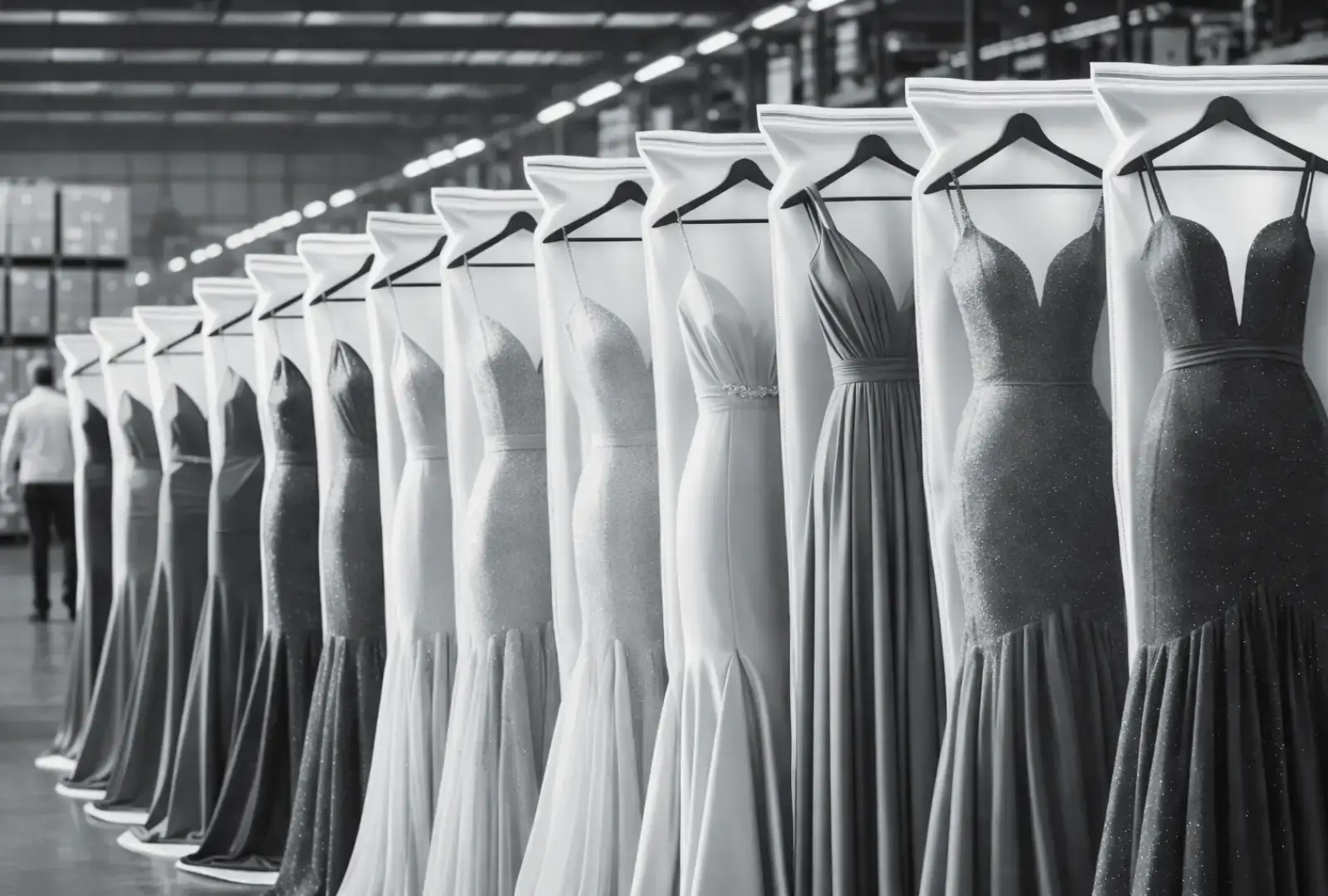 Garment on hanger storage method